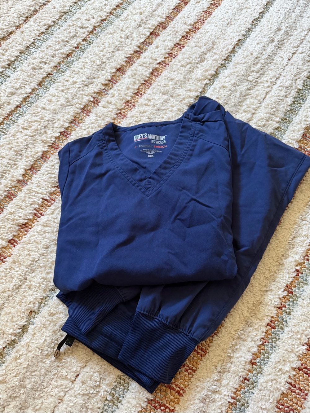 Grey's Anatomy Navy Blue Scrub Top and Pants